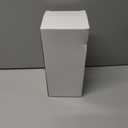 White Ceramic Vase 8" H - Small Flower Vase for Pampas Grass, Office Desk Decor, Minimalist Home Decor for Bedroom, Kitchen Shelf, Restaurant Table Centerpiece