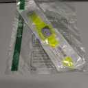 Clear Watch Band for Apple Watch 42mm 44mm 45mm 46mm Jelly Crystal Bumper Case Band for Women Men Compatible with Apple iWatch Series 11 10 9 8 7 SE 6 5 4 3 2 1 (Yellow)