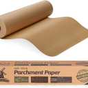 Unbleached 15 x 200 ft Parchment Baking Paper Roll - 250 Sq.Ft for Baking, Cooking, Grilling, Air Fryer and Steaming