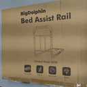 Bed Rails for Elderly Adults Safety - ASTM Approved Adjustable Bed Cane with Non-Slip Ergonomic Handle & Storage Pocket, Bed Railings for Seniors Support 350 LBS, Tool-Free