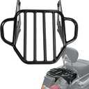 Gloss Black Detachable Two-Up Luggage Rack 2-Up Motorcycle Rear Mounting Rack Fit for Harley Davidson Touring Models 2009-2024 Street Glide Road Glide Electra Glide Road King