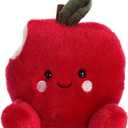 Aurora Adorable Palm Pals Crisp Red Apple Stuffed Animal - Pocket-Sized Play - Collectable Fun - 5 Inches | acoustix Rugged Audio Adapter 3.5mm to Apple 8-Pin Connector