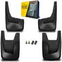 Mud Flaps Fit for 2019-2023 Ram 1500 Splash Guards, Fit for Without OEM Fender Flares, (Excl. Dual Rear Wheels or 1500 Classic Models), Dedicated Mudguard for Four Seasons Protection, 4pc Front/Rear