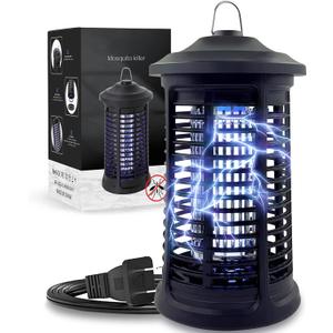 Electric Bug Zapper Indoor/Outdoor, 4200V High Powered Mosquito Zappers Killer, Waterproof Insect Fly Swatter Zapper Mosquito Trap Outdoor, Fly Traps, Insect Killer for Home,Garden,Backyard, Camping