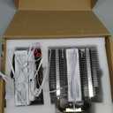 Thermalright Peerless Assassin 120 Digital ARGB White CPU Air Cooler, Digital Screen Top Cover,6 Heatpipes Computer CPU Cooler, for AM4/AM5,Intel LGA1700/1851/1150/1151/1200, PC Cooler-White ARGB