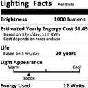 Motion Sensor Light Bulbs, Aukora 12W (100-Watt Equivalent) E26 Motion Activated Dusk to Dawn Security Light Bulb Outdoor/Indoor for Front Door Porch Garage Basement Hallway Closet (Warm White 2 Pack)