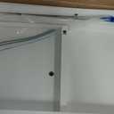 OLIXIS Dresser for Bedroom, 9 Storage Drawers, Wide Fabric Closet Chests Organizer Tower Furniture, TV Stand with Wooden Top Metal Frame for Clothes, Living Room, Hallway, Entryway, Classic White