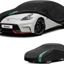 Coupe Car Cover Waterproof All Weather for Automobiles, Universal Fit for Porsche Boxster, Nissan 370Z/350Z, BMW Z4, Subaru BRZ, etc. Rain Winter Sun Protection. (Length: 166"-178")