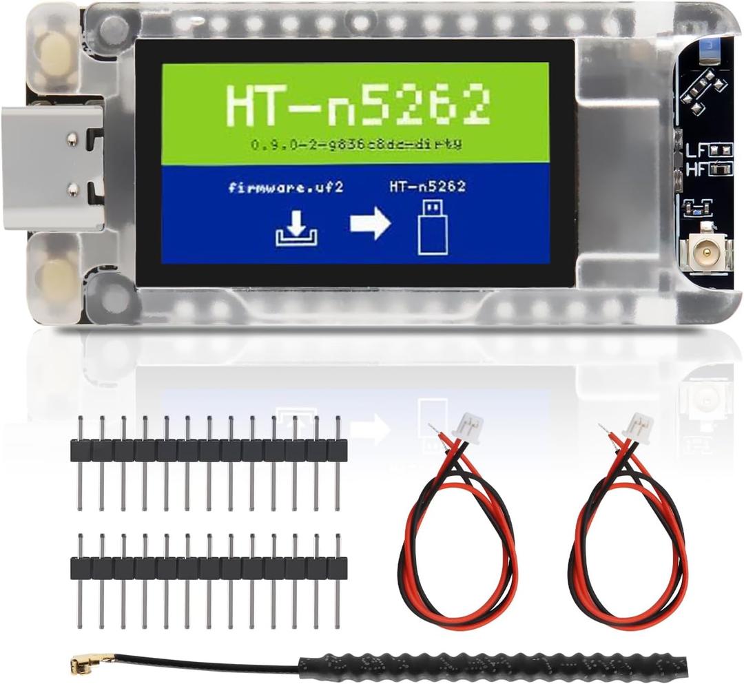 Mesh Node T114 V2 LoRaWAN Meshtastic Development Board AYWHP Meshtastic Tracker Nordic nRF52480 with SX1262 Chip 1.9-inch TFT Display 902-928MHz with BLE WiFi Compatible with Arduino/Meshtastic
