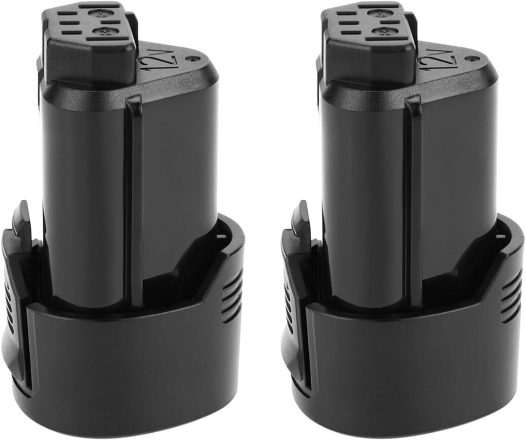 2 Pack 3000mAh Li-ion Replacement Batteries for Ridgid 12V Battery R82007 R82008 R82009 R82048 R82049 R86048 AC82008 AC82048 AC82049 AC82059 130188001 130219001 130446011