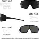 MAXJULI Kids Polarized Sunglasses for Boys and Girls,Outdoor Baseball Sports Cycling UV400 Protection 7705
