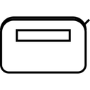 3 x clear transparent travel cosmetic pouch featuring