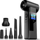 Instant Dust Removal  Electric Air Duster 130000 RPM, 40 mm Motor, 8000 mAh Battery & 30 W Fast Charge, TFT Screen, 300-Speed Control, Rechargeable Compressed Air Blower for PC & Electronics
