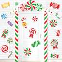 Funrous Door Banner Party Decor Porch Banner Door Sign Set Photo Booth Props Backdrops for Birthday Baby Shower Outdoor Indoor House Porch Decorations(Red,Christmas)