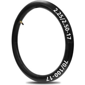 HIAORS 2.25/2.50-17 Inner Tube Tire Traight Valve Stem 70/100-17 Tube Compatible with Motorcycle Suzuki Pit Dirt Bike 1Pcs