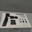 PROfit Percussion Muscle Massage Gun, Rechargeable Deep Tissue Full-Body Massager with Multiple Attachments, Black