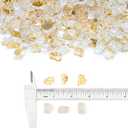 Stanbroil 10-Pound Fire Glass - 1/2 inch Reflective Tempered Fire Glass for Fireplace Fire Pit, Gold Reflective