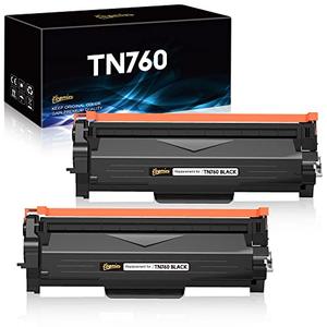 Compatible Toner Cartridge Replacement for TN760 TN-760 TN730 TN-730 High Yield Work with HL-L2350DW HL-L2370DWXL MFC-L2710DW DCP-L2550DW HL-L2395DW MFC-L2750DW Printer, 2 Pack