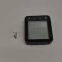 Waterproof Shower Clock, Digital Bathroom Kitchen Wall Clock Timer with Temperature, Touch Screen, Suction, Hanging Hole, Battery Operated, Black