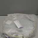 Home Details Rounded Mirrored Vanity Tray | Dimensions : 12.99" L x 12.99" W x 2.05" H | Glass Base | Great for Cosmetics | Jewelry | Toiletries | Organization | Stain Gold