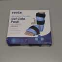 REVIX Ankle Ice Pack Wrap for Foot Pain Relief and Feet Injuries, Reusable Gel Ice Cold Packs for Achilles Tendonitis, Plantar Fasciitis, Sprained Ankles and Heels