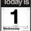 AT-A-GLANCE 2025 "Today Is" Daily Wall Calendar, 8-1/2" x 8", Large (K40025)