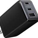 wegear USB C Charger, 67W 3-Port GaN Fast Compact Foldable for MacBook Pro/Air, Pixelbook, iPad Pro, iPhone 16/15/Pro, Galaxy S25/S24, Note20, Pixel, Apple Watch