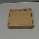 LARS NYSM Salt and Pepper Grinder Set, Manual Salt and Pepper Mills with Adjustable Ceramic Grinder, Design Spice Shaker Set (Pine Green)