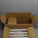 Famiware Nebula Plates and Bowls Set, 12 Pieces Dinnerware Sets, Dishes Set for 4, Cinnamon Brown