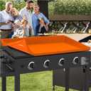 Silicone Griddle Cover for Blackstone: 36 inch Full Wrap-Around Blackstone Griddle Accessories - Grill Buddy Mats for BBQ - Food-Grade Protection (35.8" x 21.5" x 2")