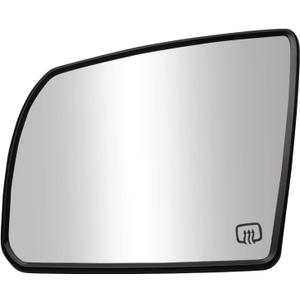Driver Left Side Mirror Replacement for Toyota Sequoia 2008-2017, for Toyota Tundra 2007 2008 2009 2010 2011 2012 2013 2014 2015 2016 2017 2018 2019 2020 Rear view Mirrors Glass with Heated (Driver Side (Left), Only with Heated)