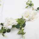 Artificial Silk Roses Flower Heads for Wedding Decorations - 50 Pieces Realistic Bulk Faux Floral for DIY Bridal Shower Arrangements Bridesmaid Bouquets Party Home Centerpieces - White