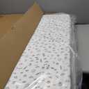 3 in 1 Baby Bassinet,Bedside Sleeper with Storage Basket and Wheels,Portable Baby Crib with Mosquito Net, 6 Adjustable Height & Breathable Mesh,Easy to Fold (White&Grey)