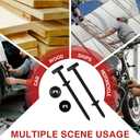 100pcs Nylon Universal Cable Tie Buckle, Heavy Duty Nylon Cable Ties Zip Ties Rivet for Car Fender Bumper Trunk, Self-Locking Zip Tie Clips with Pin & Button