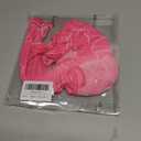 Women's Sheer Floral Long Sleeve Layering Top Ruffled Mock Neck Sheer Blouse for Casual Brunch Party Club Night Date Outfits (Medium, Floral Hot Pink)