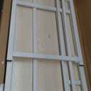 Gezen Folding Desk 40'' Computer Desk for Home Office, No Assembly Office Desk Foldable Simple Study Writing Desk Table for Small Spaces(Beige, White)