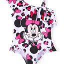 Disney Mickey and Friends Girls One Piece Swimsuits Ruffles Swimwear Beach Sport Bathing Suit 7-8Y