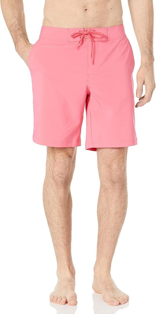Amazon Essentials Men's Board Shorts (X-Large, Hot Pink)