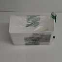 BLUE GINKGO Large Storage Basket  Plastic Caddy with Wooden Handle for Bathroom, Pantry, or Cleaning Supplies (White)