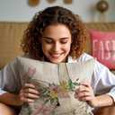 Happy Easter Throw Pillow Covers 18x18 Set of 4, Pink Pillow Cases for Sofa, Spring Eggs Bunny Decorative Pillow Covers, Easter Polyester Linen Cushion Covers for Couch Sofa Outdoor Patio Decor