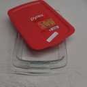 Pyrex Easy Grab 3-Quart Oblong Baking Dish, Red Lid, 9" x 13"