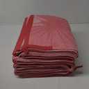 Anidaroel Pink Camping Rug for Outside RV, 8'x10' Waterproof Outdoor Rug for Patio Clearance, Reversible Plastic Straw Outside Rug, Outdoor Camping Mat for Deck, Camper, Backyard, Picnic(Pink,8X10')