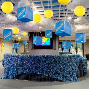 Bucherry 45 Pcs Game Birthday Party Decoration Military Drop Box Party Supply 5.91inches Loot Drop Boxes with Lanterns Gift Box for Gaming Military Themed Birthday Activities Supplies