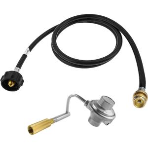 Roadtrip Swaptop Grill Regulator with 5 FT Propane Adapter Hose Replacement Parts for Coleman Roadtrip Swaptop Grill Coleman C001, 5010000743, 9942A5251, 9949 Series