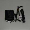 Terviiix Mini Flat Iron for Short Hair Temperature Adjustable, 1/2 Inch Mini Small Portable Ceramic Travel Hair Straightener for Men, Black