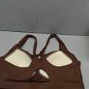 RUNNING GIRL Sports Bras for Women High Support,Racerback High Impact Grey Sports Bra Moulded Cup Workout Bra Push up (Large)