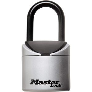 Master Lock Lock Box, Set Your Own Combination Portable Key Safe, 2-3/4 in. Wide, 5406D,Black, Grey