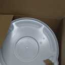 Rubbermaid Commercial Products BRUTE Heavy-Duty Round Trash/Garbage Lid, 10-Gallon, White, Outdoor Waste Container for Home/Garage/Mall/Office/Stadium/Bathroom