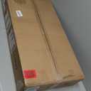 Amyove Bar Stools Set of 2, Upholstered Bar Chairs with Back, 25.5 Inches Kitchen Bar Stools with Footrest, Thick Cushion, Counter Height Barstools for Island, Counter Bar, Easy Assembly, Rustic Brown