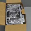 Aitatty Over the Door Hanging Shower Caddy: Rustproof Hanging Organizer over the Door - No Drilling Bathroom Rack for Inside Shower Chrome